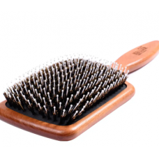 Perie dreapta pentru par cu perna din cauciuc - Rubber Cushion - Keller